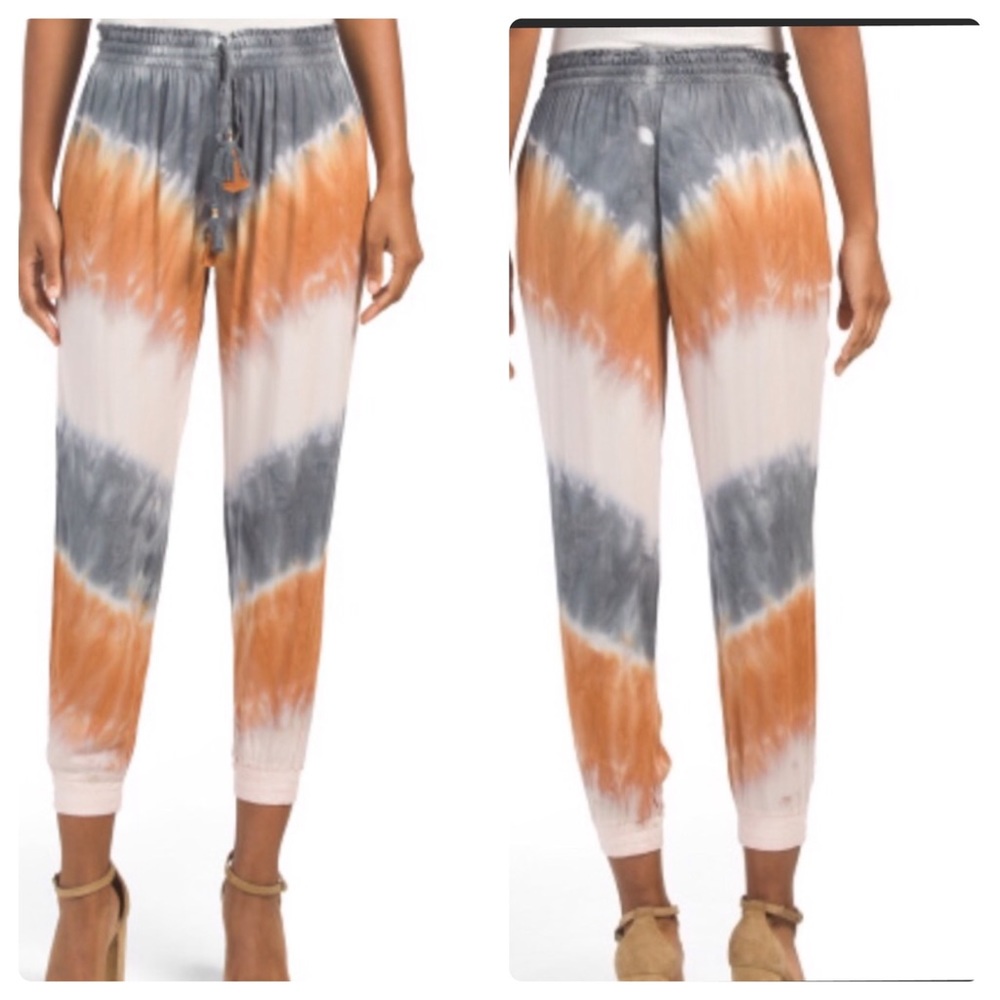 Young Fabulous & Broke Tie Dye Ombré Joggers szM - Picture 1 of 6